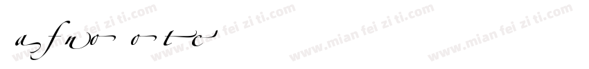 Zapfino Forte LT Pr字体转换